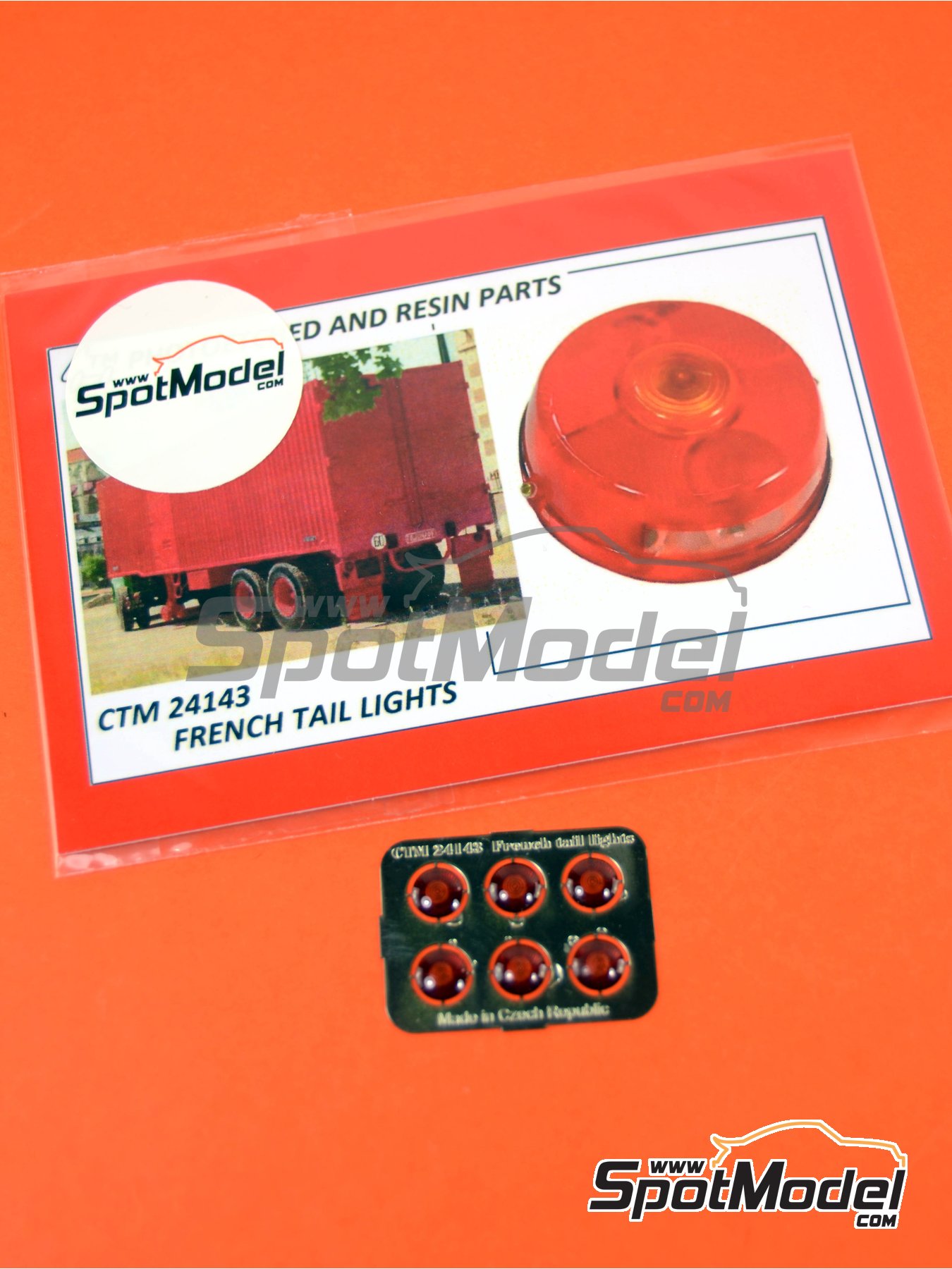 Czech Truck Model CTM24143 Lights 1/24 scale French tail lights (ref